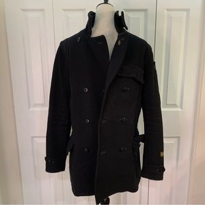 G-Star RAW Vintage Fleet Carrier SzSm black wool peacoat